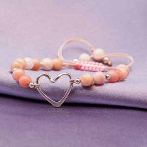 Stone Bracelet Pink Opal