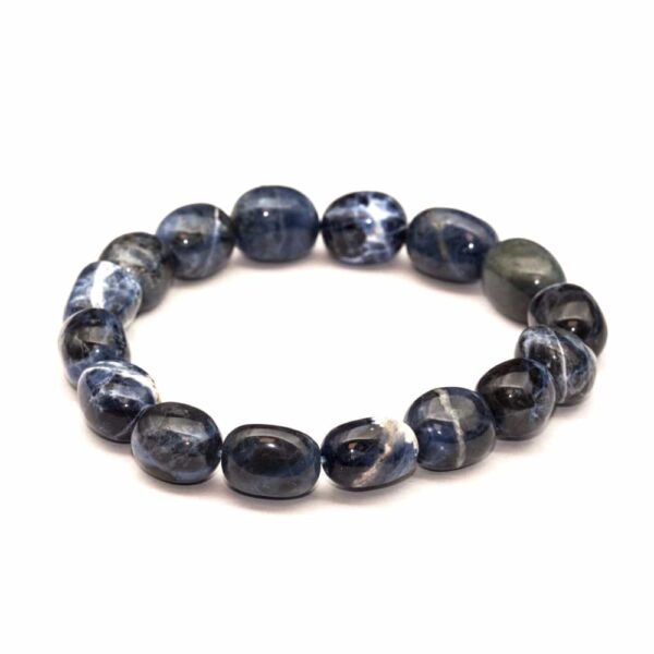 Sodalit armband, Trumlade – stenarmband i natursten