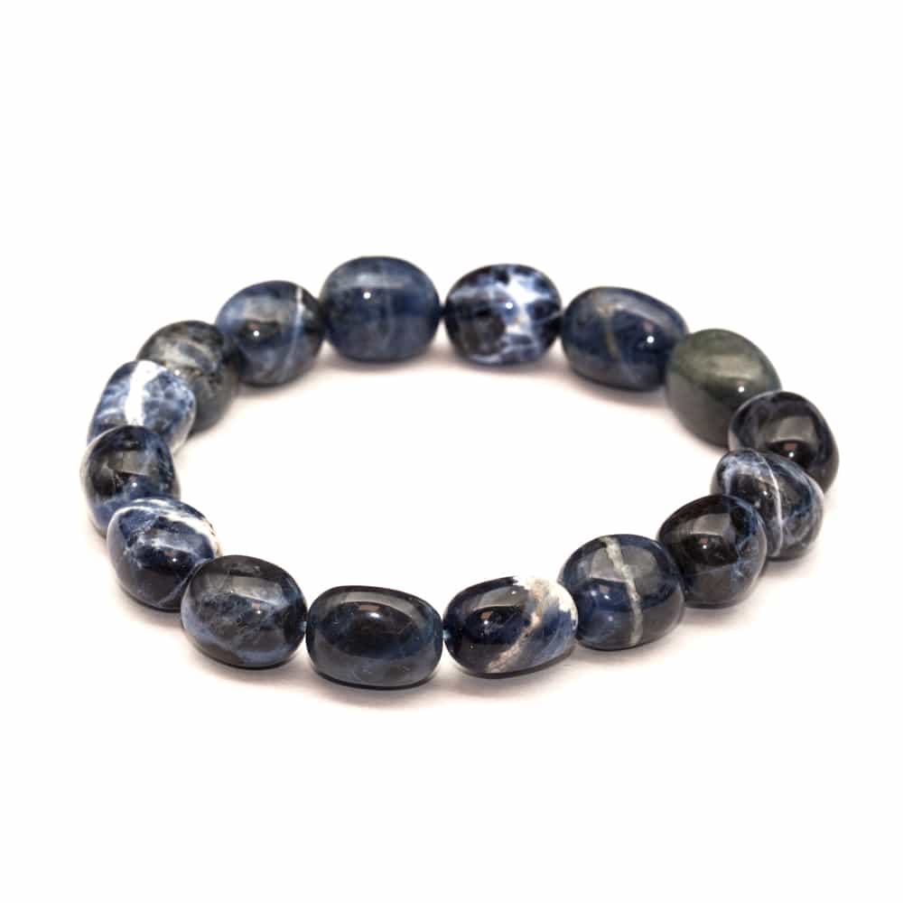 Sodalit armband, Trumlade – stenarmband i natursten