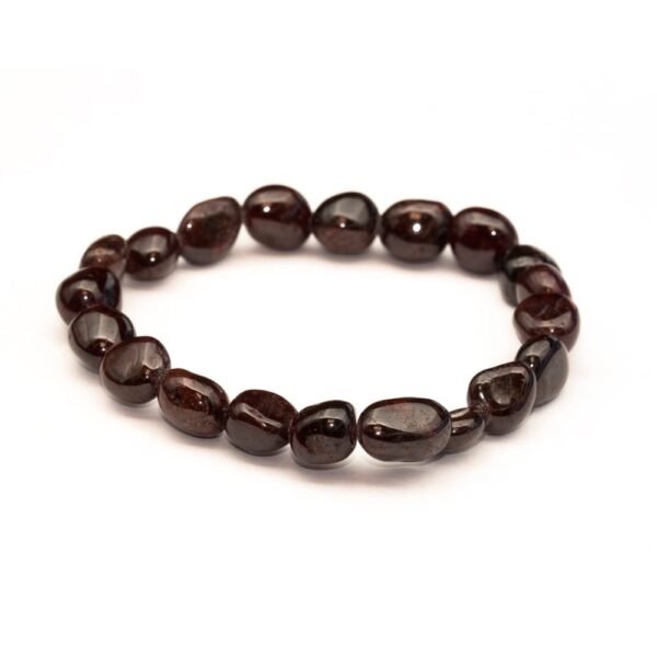 Granat armband, Trumlade – stenarmband i natursten