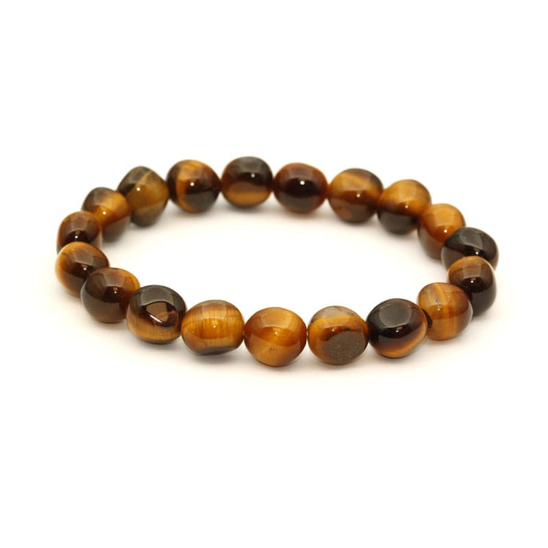Tigeröga armband, Trumlade – stenarmband i natursten