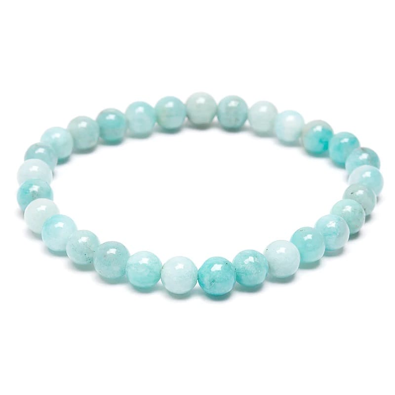 Amazonit armband 6 mm – stenarmband i natursten