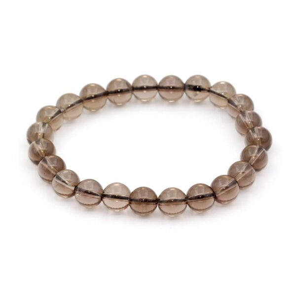 Rökkvarts armband 8 mm – stenarmband i natursten