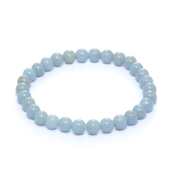 Angelit armband 6 mm – stenarmband i natursten