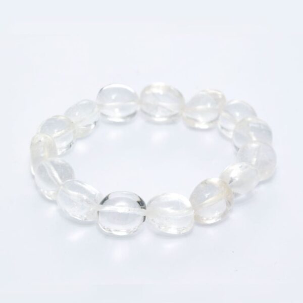 Bergkristall armband, Trumlade – stenarmband i natursten