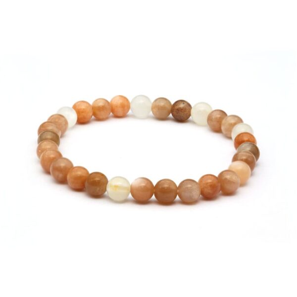 Månsten armband 6 mm – stenarmband i natursten
