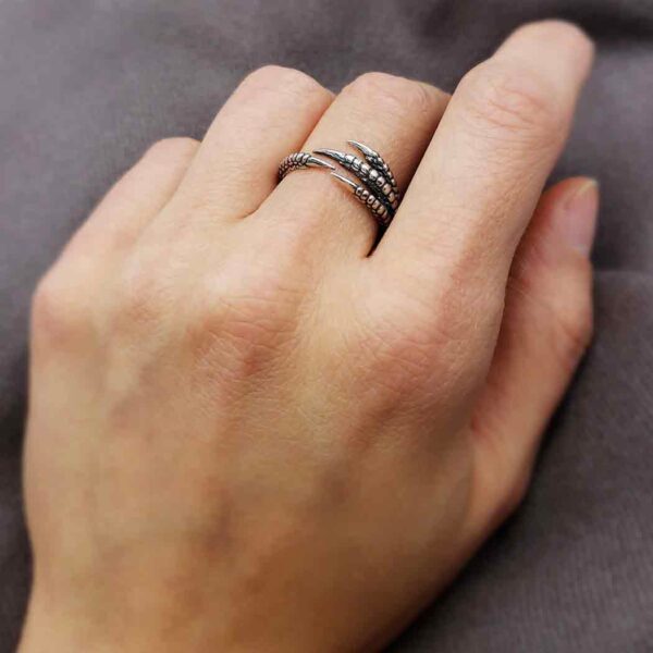 Fågelklo silverring