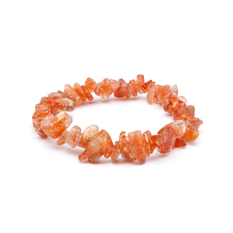 Solsten armband med chips – stenarmband i natursten