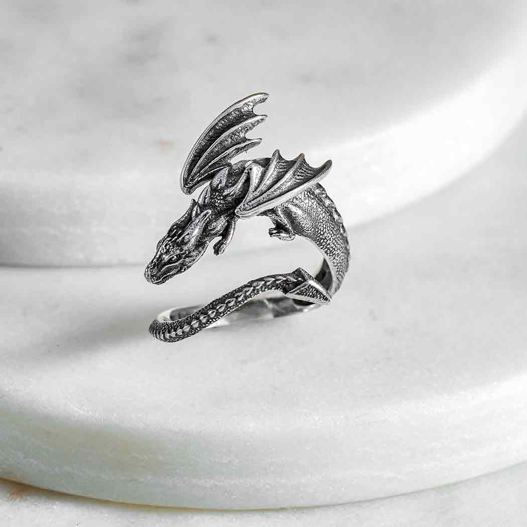 Drake silverring