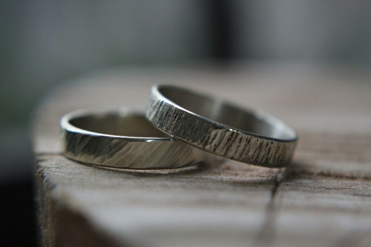 Hamrad silverring